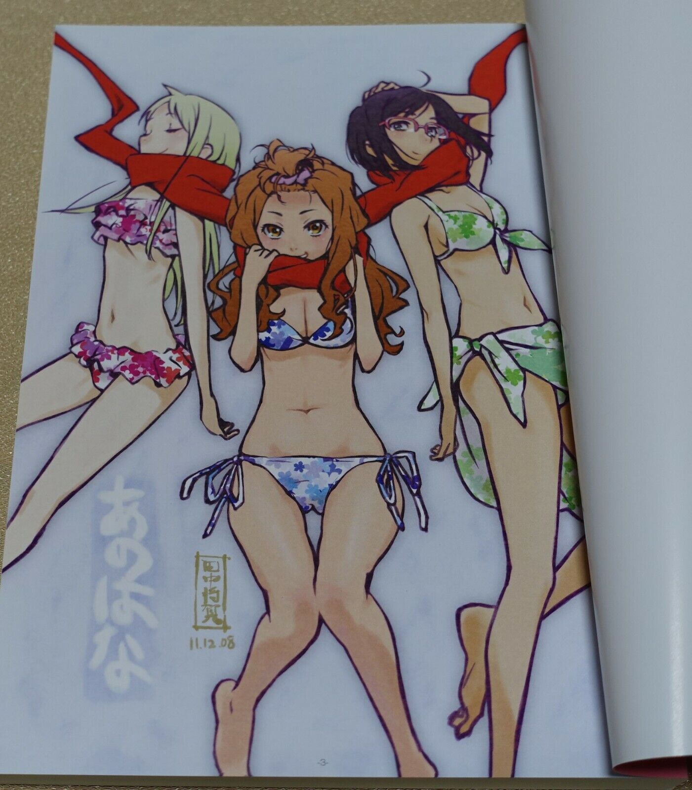 MASAYOSHI TANAKA Anohana The Flower We Saw That Day Key Frame & Design Art Book 
