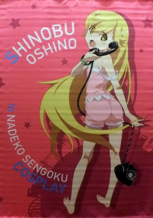 Bakemonogatari 51 x 72 cm Tapestry Shinobu Oshino Nadeko Costume 