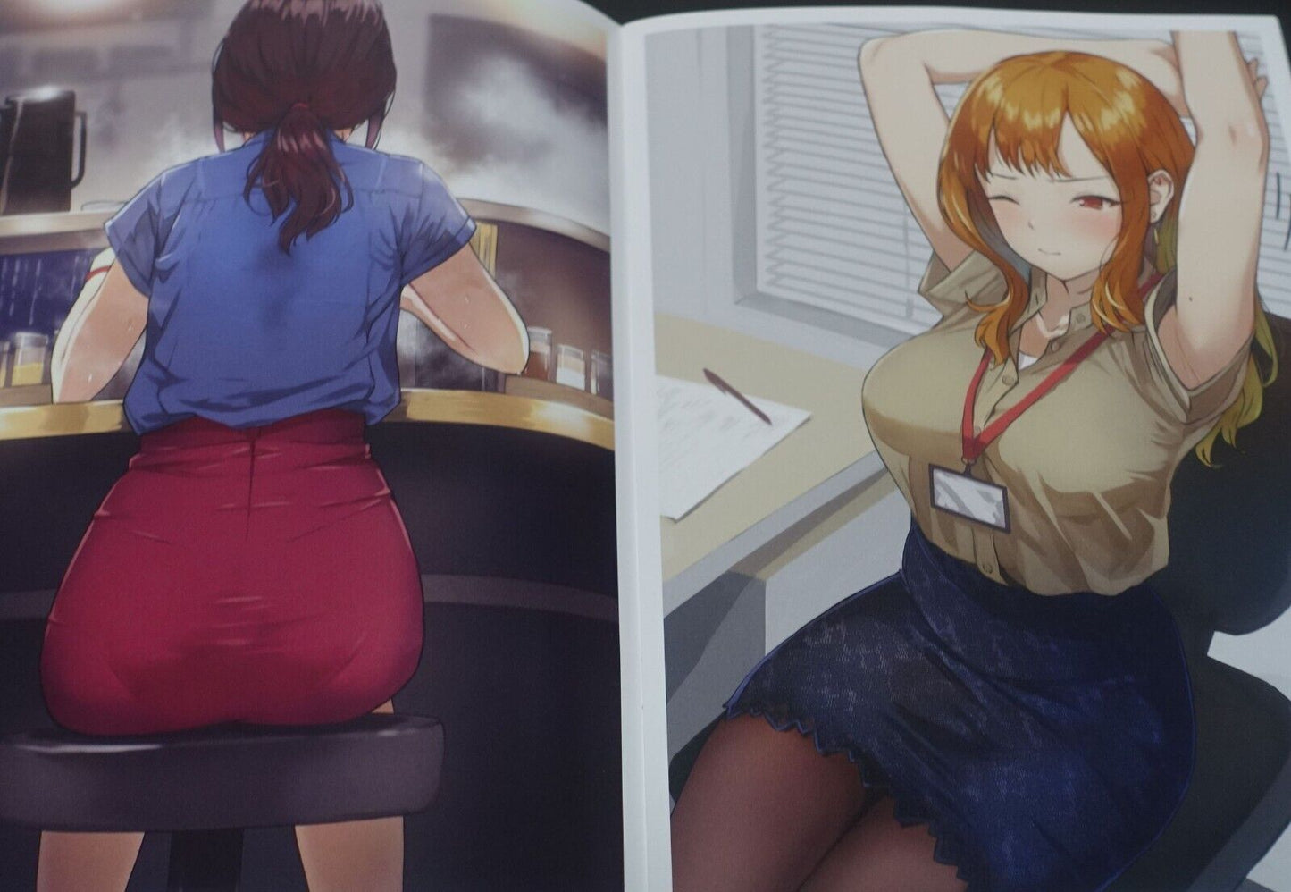 Doushima Shobo Original Girls in Office Color Art Book 