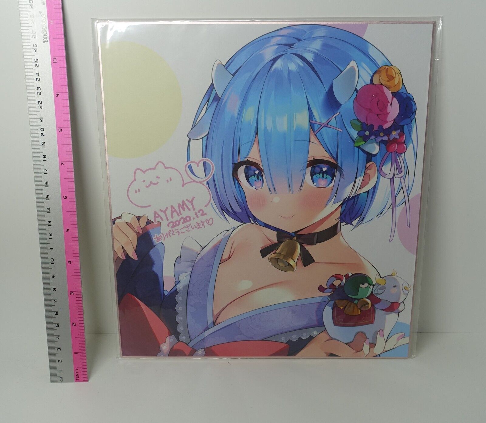 Hachigo Ayami Re Zero Rem Fan Art Print Shikishi Board Dec.2020 