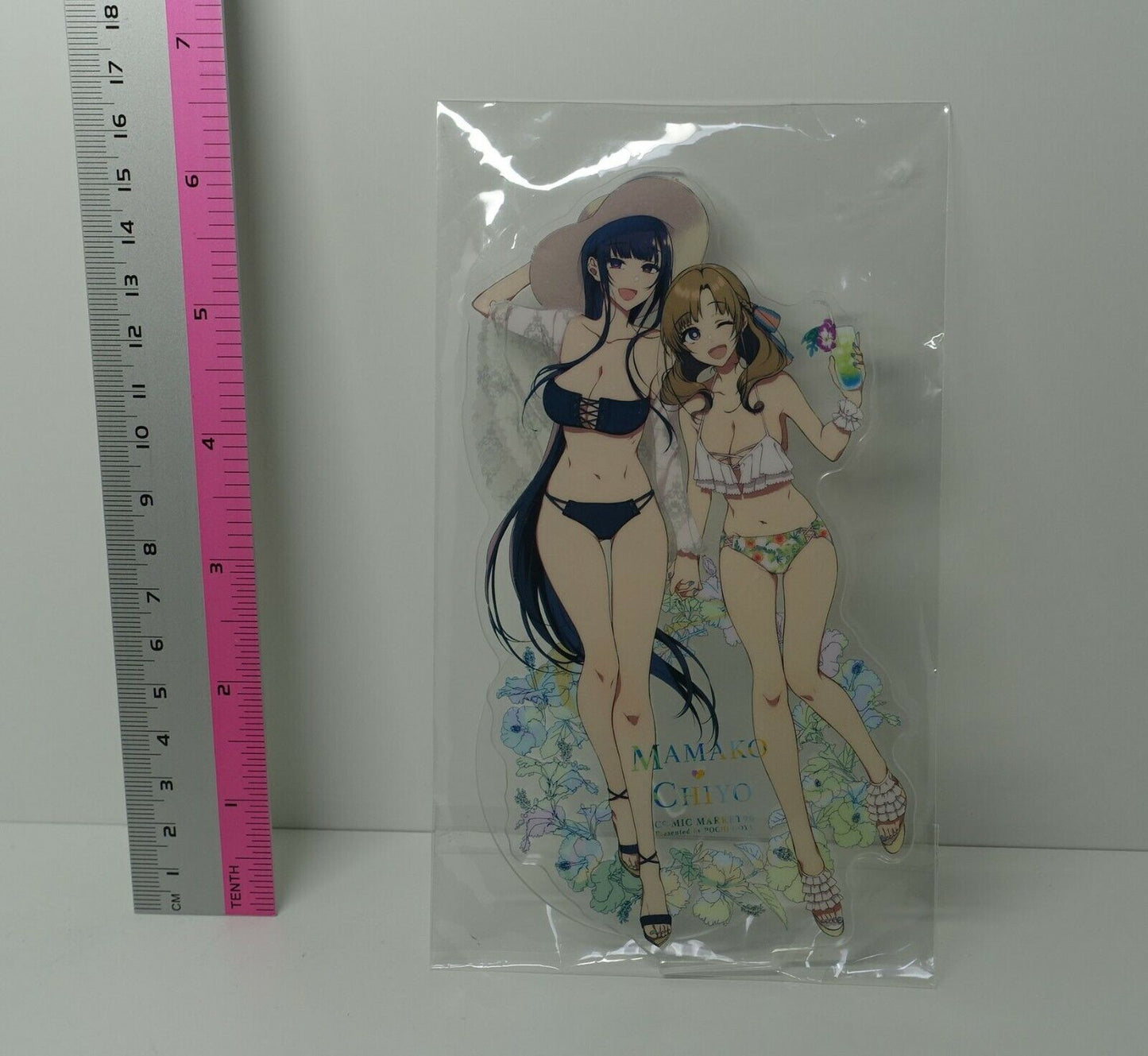 Pochi Iida The Elder Sister Like One Chiyo & Mamako Bikini Acryl Stand Figure 