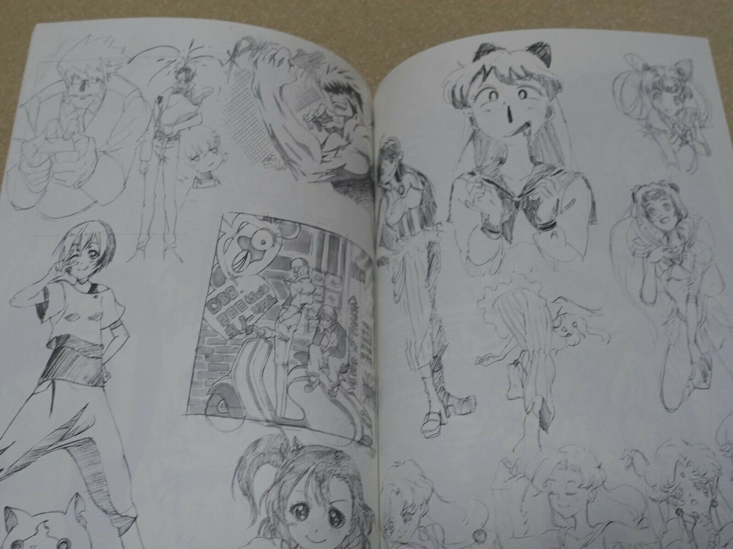 Naoki Kobayashi Motion Sketch Japanese Animation Illustrator's Art Work Book 