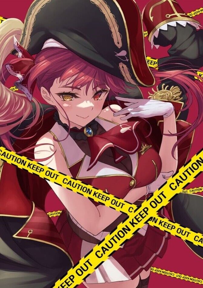track back Houshou Marine Vtuber Fan Art Book KEEP OUT C102 Pre-Order 
