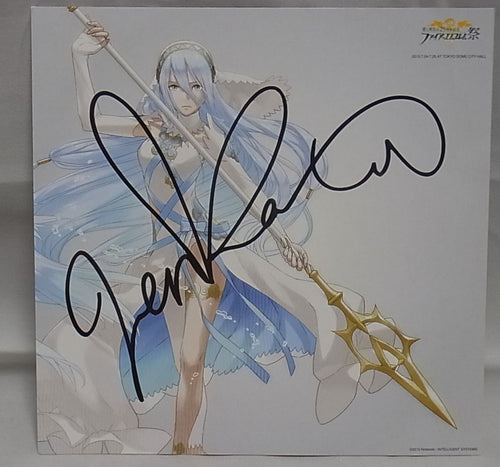 Fire Emblem Sai 2015 Event Lottery Aqua Azure Renka's Signed Art Sheet 