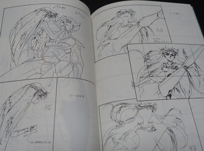 Takuji Yoshimoto Tenchi Muyo & Dirty Pair Flash Key Frame Art Book ABARTH 