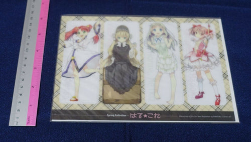Kantoku Animation Fan Art PVC Book Mark 4 Set 