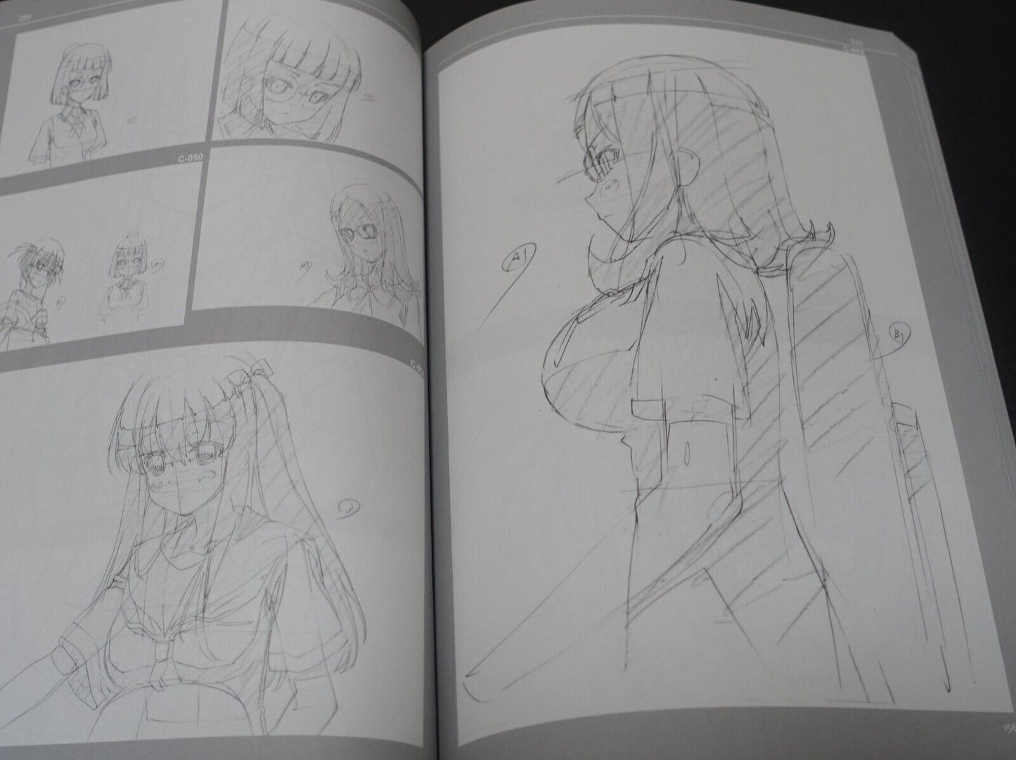 Masakatsu Sasaki Animation Key Frame Art Work Book 7 - Saki - 212page 