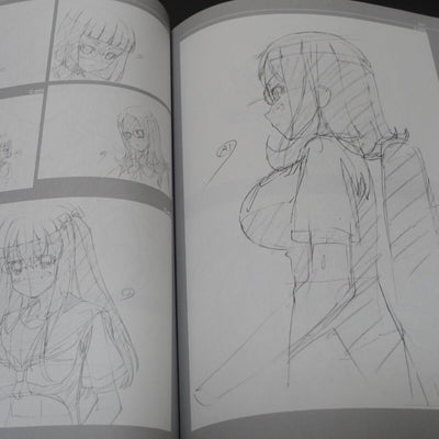 Masakatsu Sasaki Animation Key Frame Art Work Book 7 - Saki - 212page 