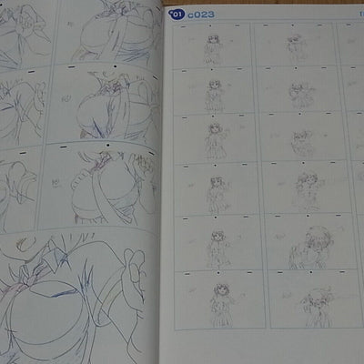 Tawawa on Monday Animation Key Frame Art Work Book 182 page Getsuyou no Tawawa 