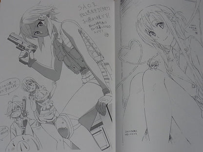 SWORD ART ONLINE 2 Animation Staff Illustration art book SAO2 STAFF COLLECTION 