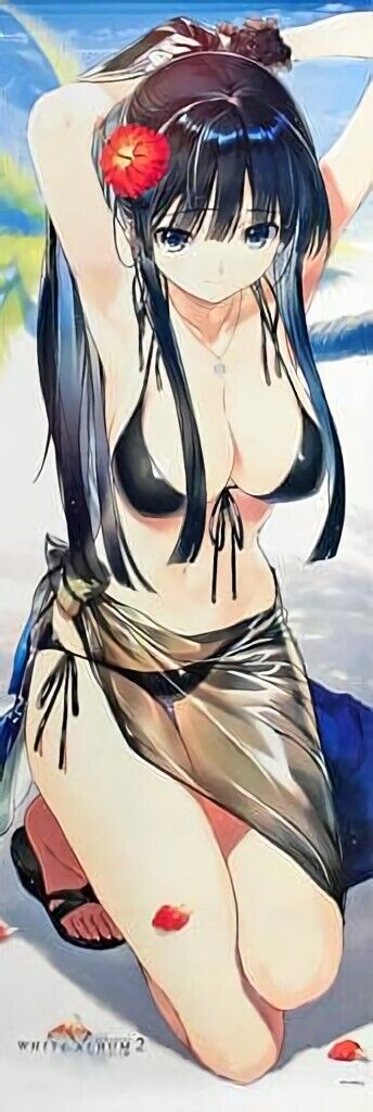AQUA PLUS White Album 2 Touma Kazusa 180x60cm Life Size Tapestry 