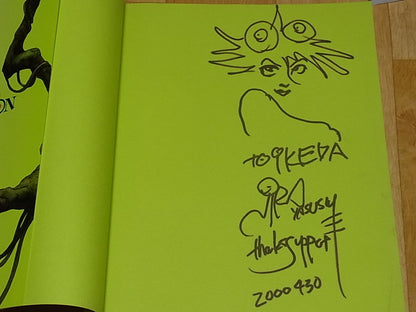 Yasushi Nirasawa Color Art Book CHAMELEON with Raw Autograph Sign & Illustration 