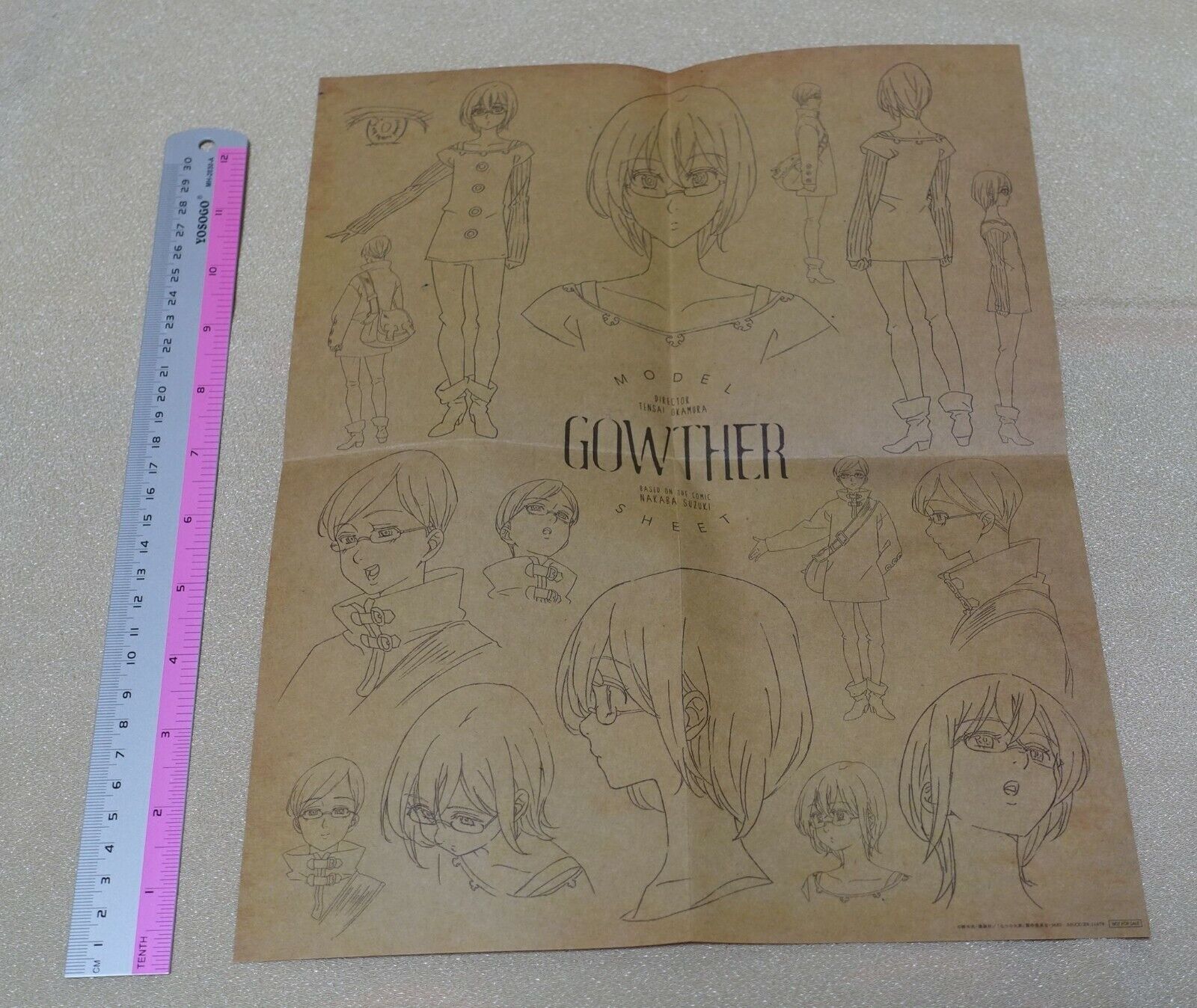 The Seven Deadly Sins Wanted Notice Poster GOWTHER 