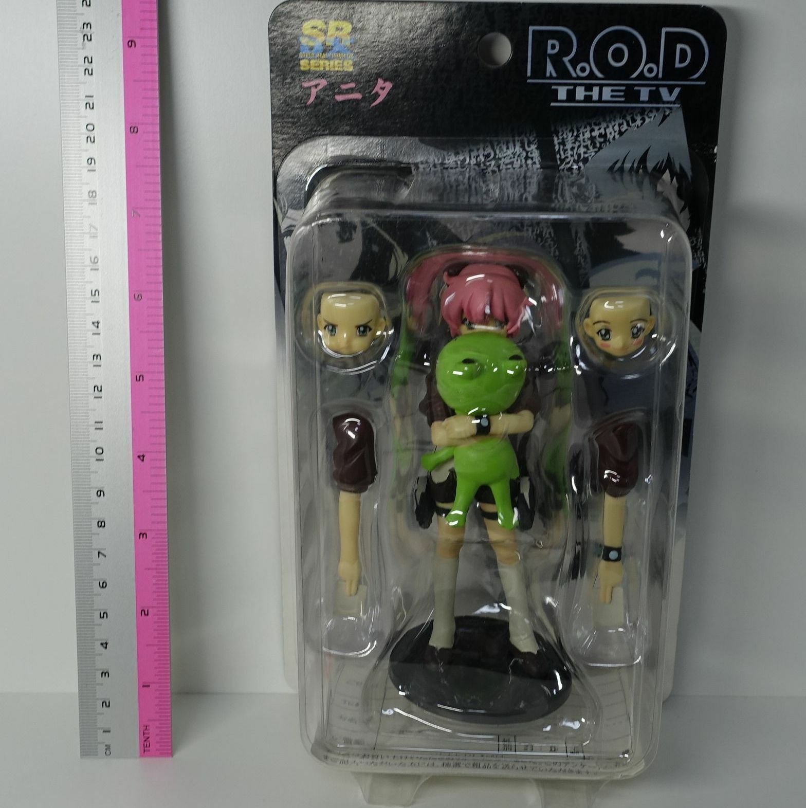 R.o.d Read or Die Anita with Frog Action Figure by yujin 