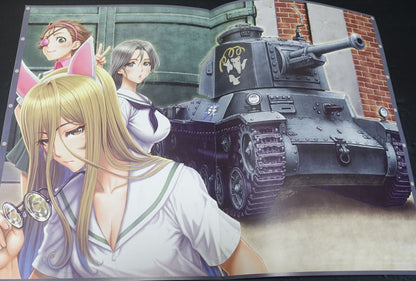 Tsukasa Jun Tukasa Bullet GIRLS und PANZER Fan Art Book TANKS 3 Books Complete 