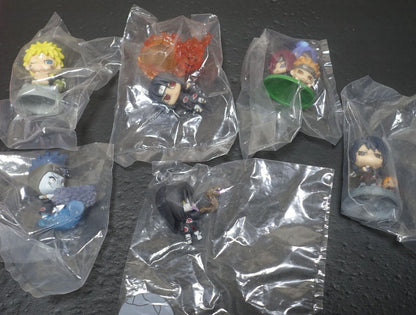 Naruto Petit Chara Land Summon! Naruto & Akatsuki vol.2 Figure 6 Set no box 