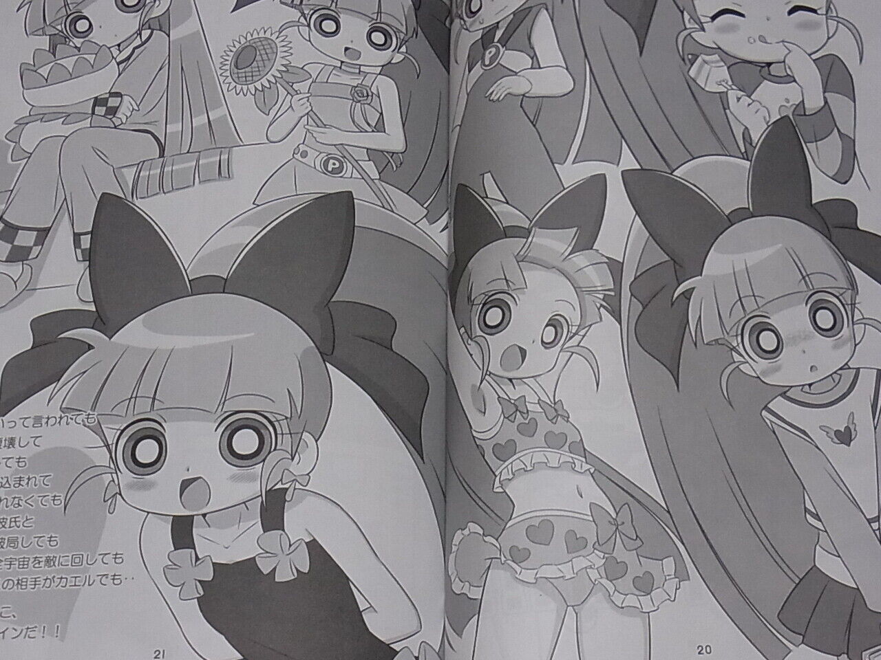 Nattou no Mori Powerpuff Girls 10th Anniversary Fan Doujinshi Art & Comic PPGZ 