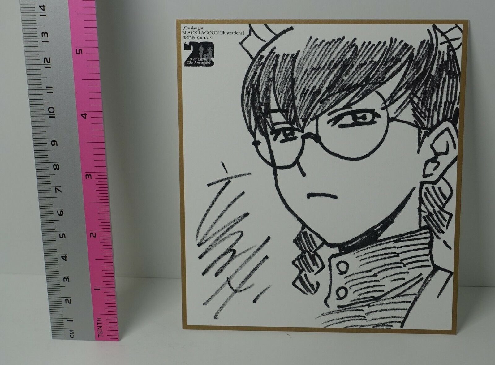 Black Lagoon Exhibition Event item Rei Hiroe Print Shikishi Art Card Roberta 