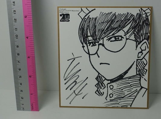 Black Lagoon Exhibition Event item Rei Hiroe Print Shikishi Art Card Roberta 