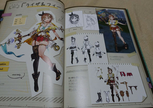 Atelier Ryza 2 Character Visual Art Book Hard Cover Ryza2 