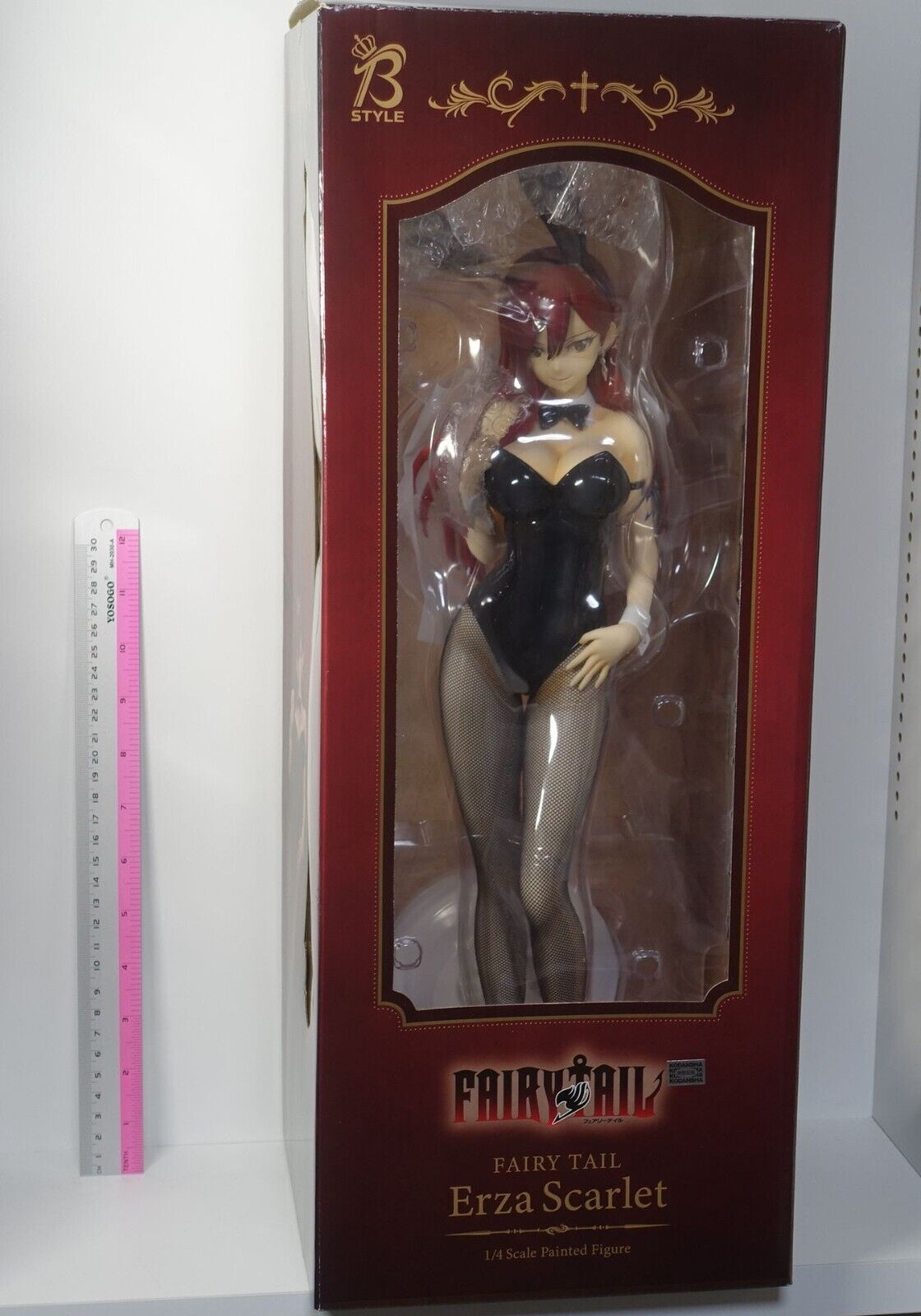 B-STYLE Fairy Tail Erza Scarlet 1/4 Scale Bunny Style Figuer Statue 