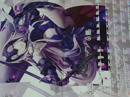 Debuneko Fate FGO Color Fan Art Calendar Book Fate Sketch Calendar 2019 C95 