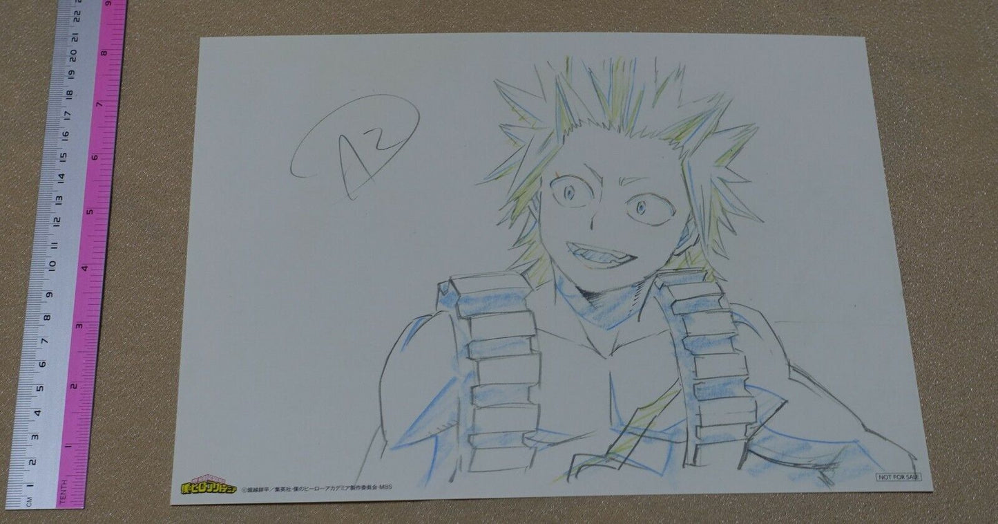 My Hero Academia Print Key Frame Art Sheet Eijiro Kirishima A 