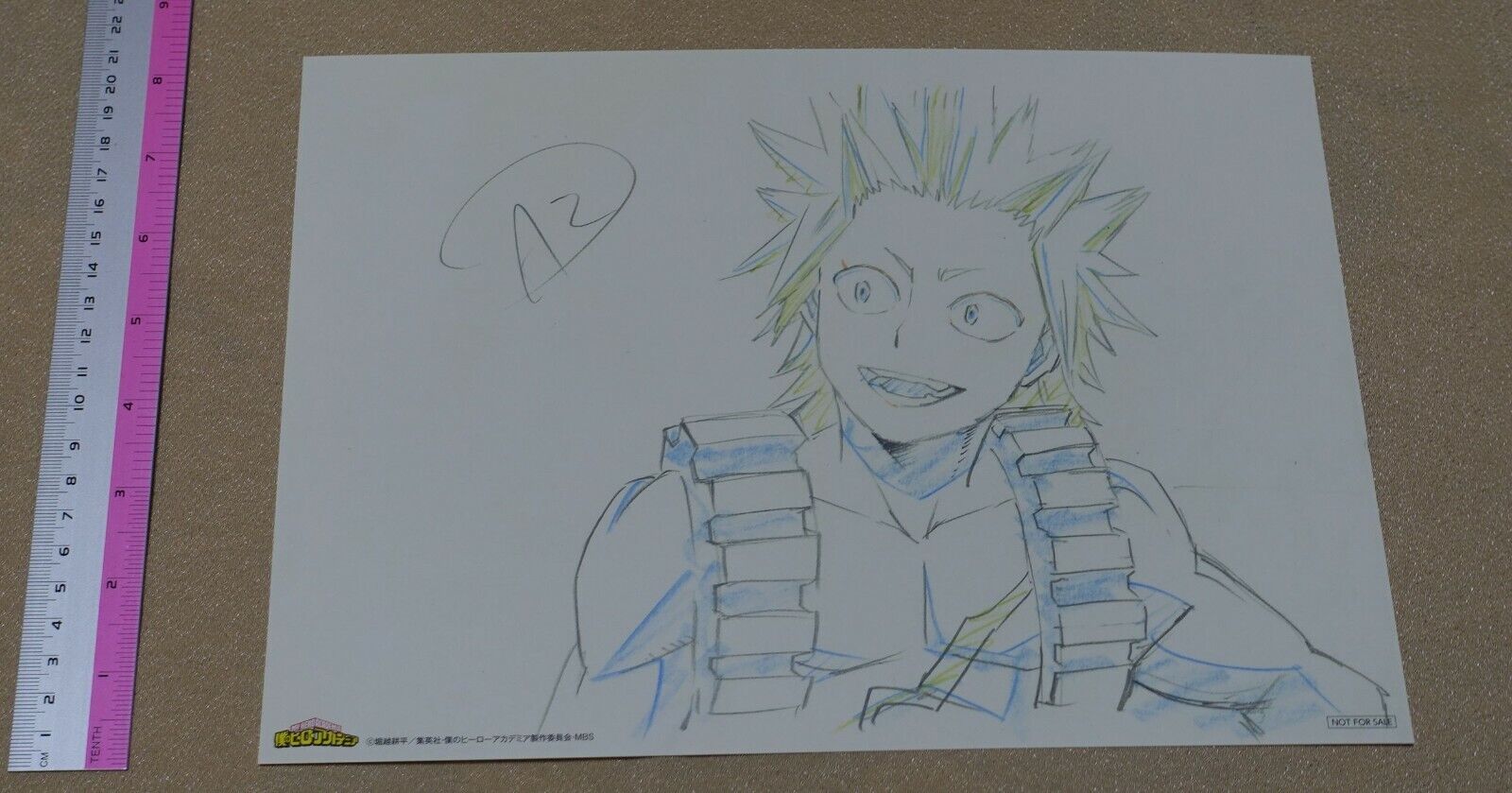My Hero Academia Print Key Frame Art Sheet Eijiro Kirishima A 