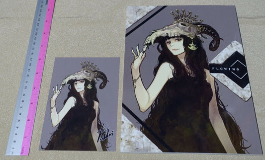leftside Original Color Art Book FLOWING 
