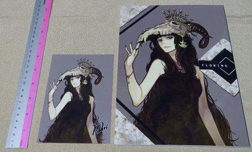 leftside Original Color Art Book FLOWING 