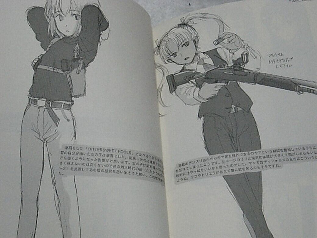Yu Aida Illustration Book Gunslinger Girl Tatakau 4 