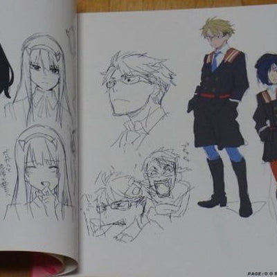 The Art of DIF Vol.X DARLING in the FRANXX Design Art Book 152 page C94 