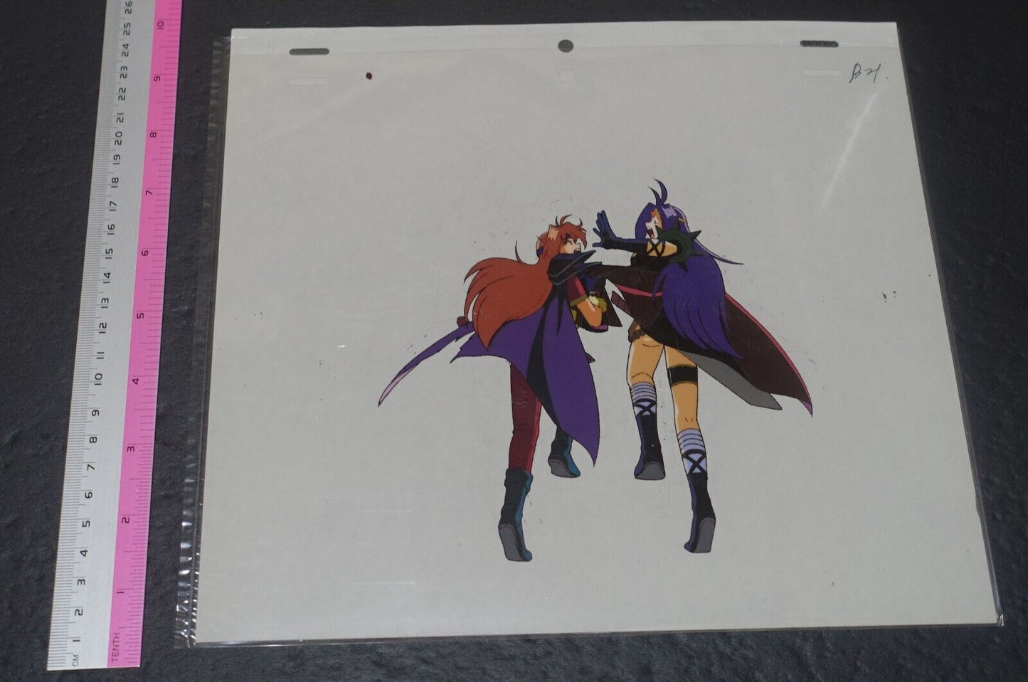 Cel & Raw Key Frame Art The Slayers Rina & Naga B21 Japanese Animation 