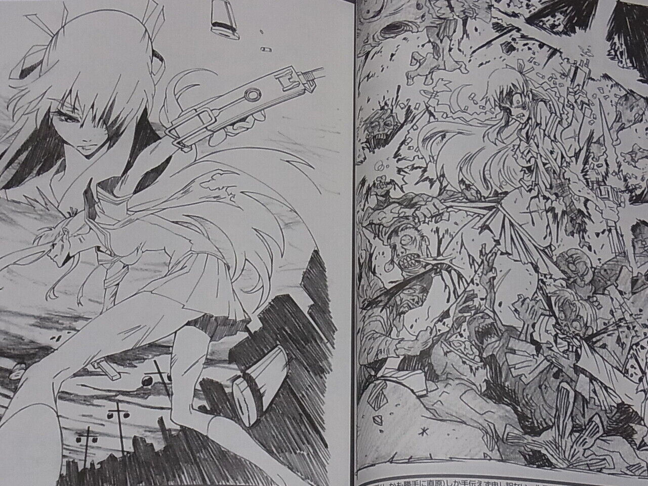 Shikabane Hime Animation Staff Illustration Art Book Giga Syuuiroku Aka 