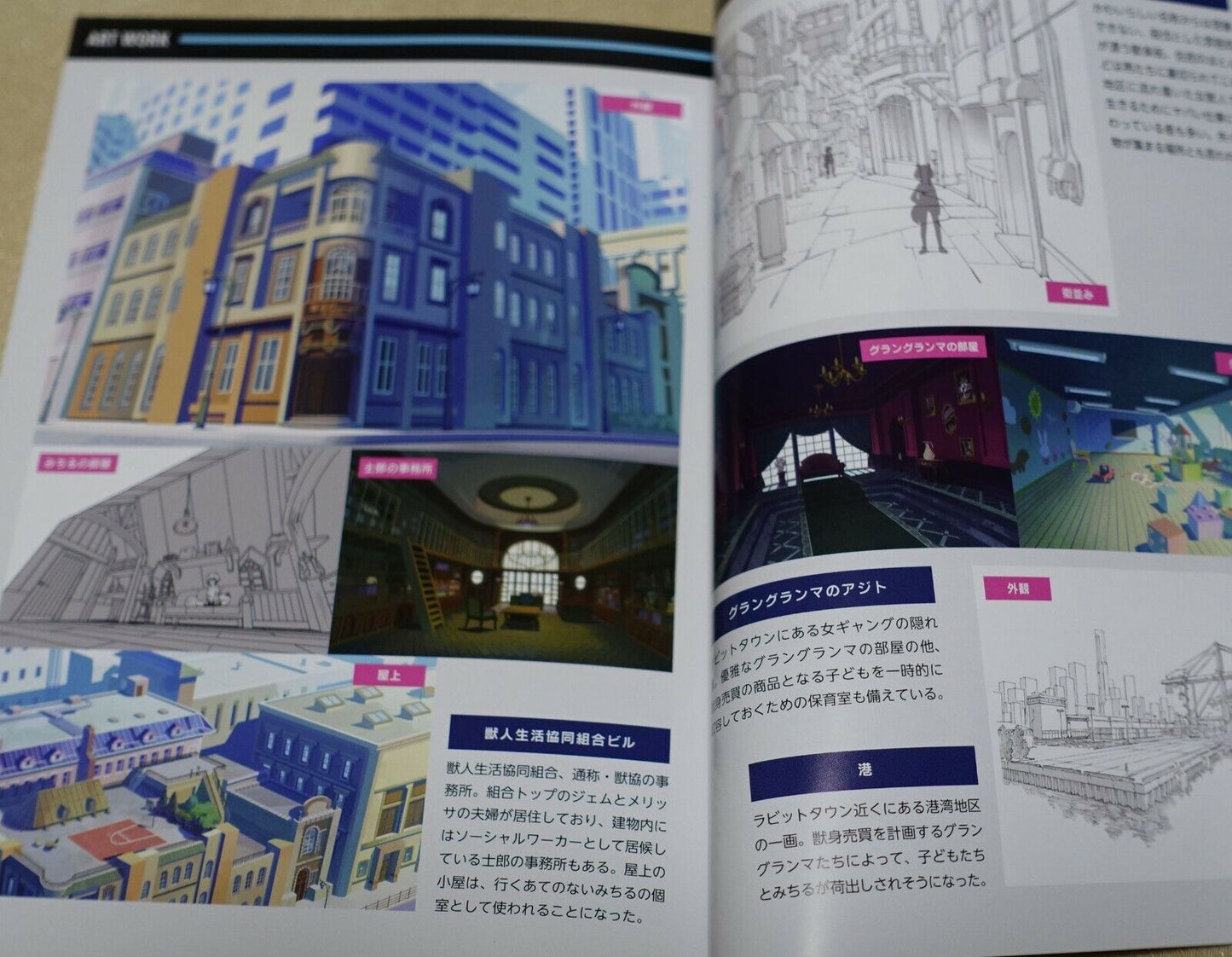 BNA Animation Art Work Book 3 Set Design Key Frame Story Board Yoh Yoshinari 