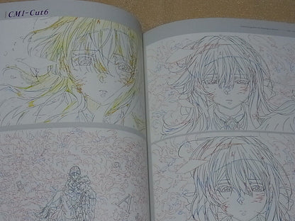 Violet Evergarden Animation Line Drawings Collection Art Book 