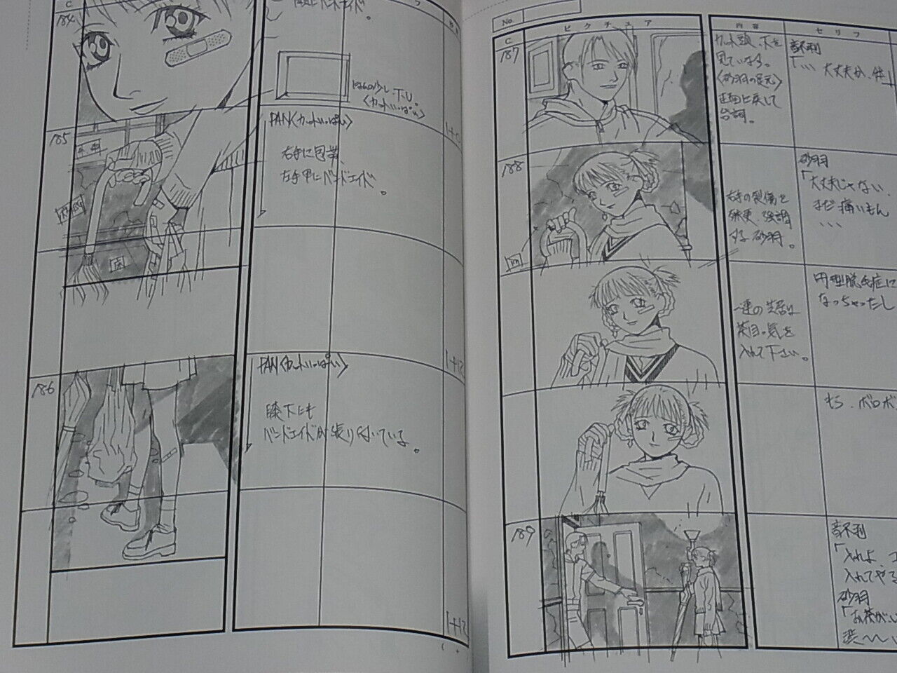 Yasuomi Umetsu KEY ANIMATION DRAWING 14 A KITE Vol.2 STORY BOARD 252page 