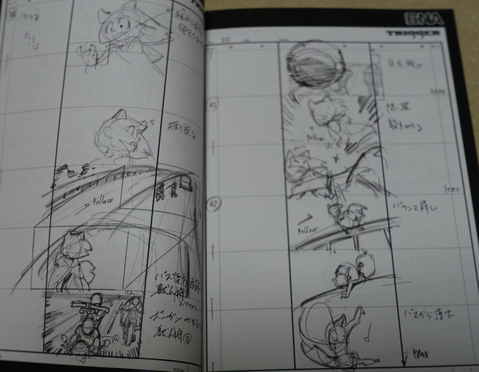 BNA Animation Art Work Book 9 Complete Set Design Key Frame Story Board 