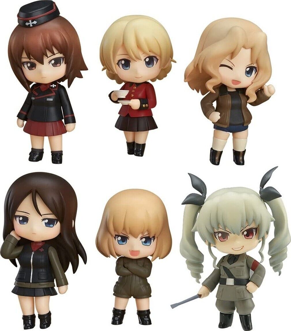 Girls und Panzer Nendoroid Petit Figure 6 Character Set 