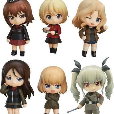 Girls und Panzer Nendoroid Petit Figure 6 Character Set 