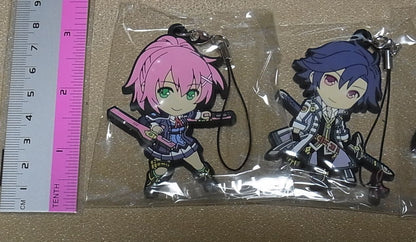 THE LEGEND OF HEROES SEN NO KISEKI 3 RUBBER KEY CHAIN 4 SET 