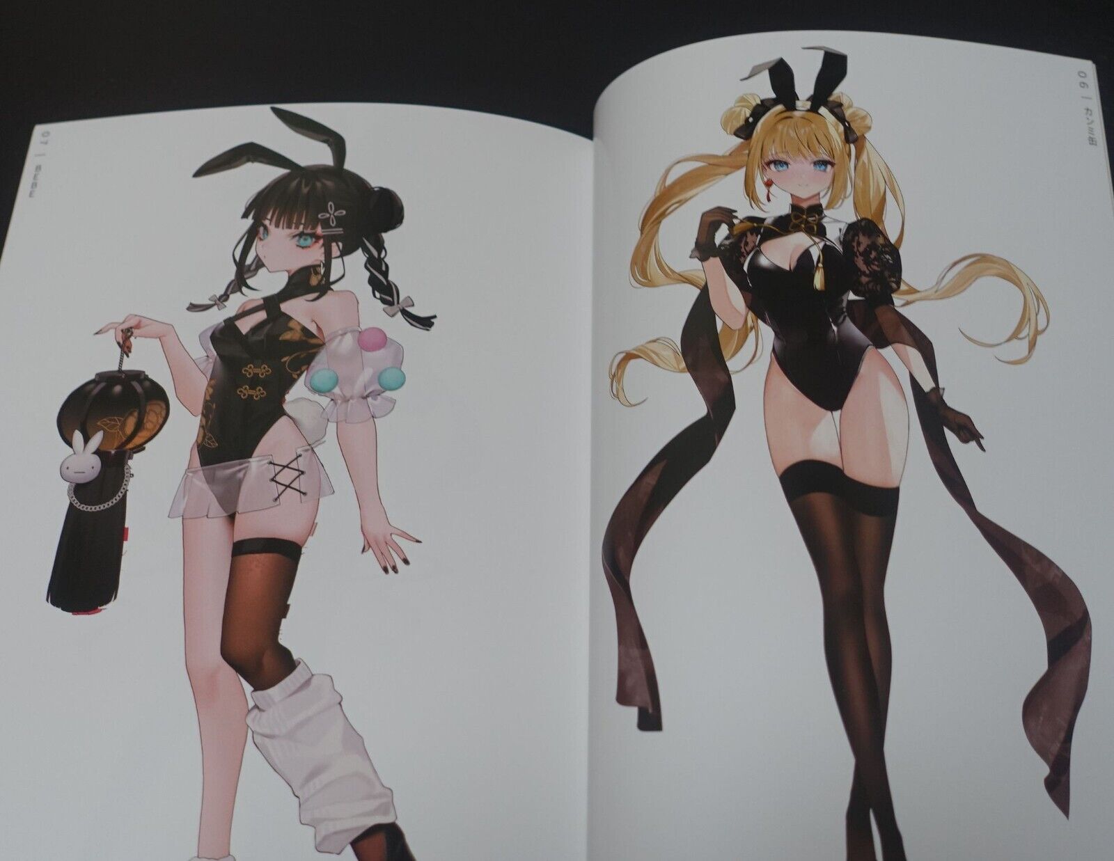 GAKAKU Original Bunny Girl Art Book BUNNY HONEY BUNNY STANDING BUNNY 1 & 2 