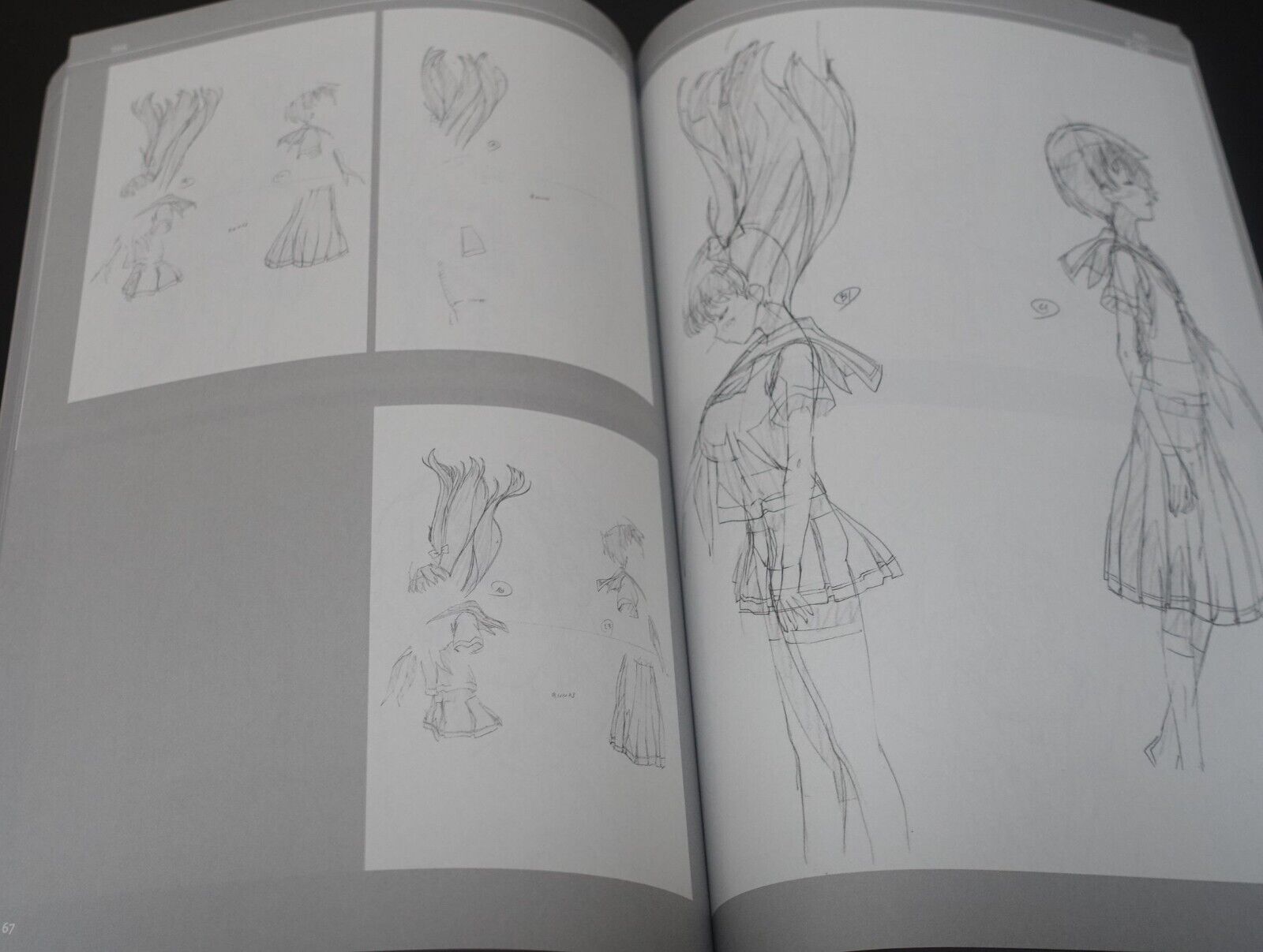 Masakatsu Sasaki Animation Key Frame Art Work Book 7 - Saki - 212page 