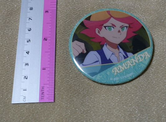 Little Witch Academia Steel Badge Amanda B 