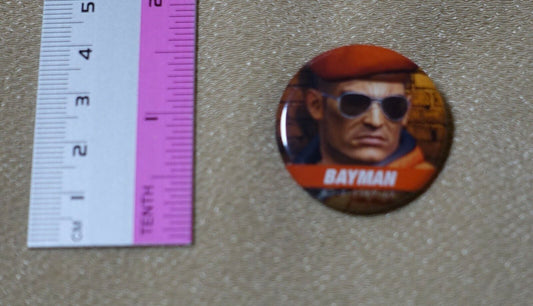 Dead Or Alive DOA 6 Privilege Steel Badge BAYMAN 