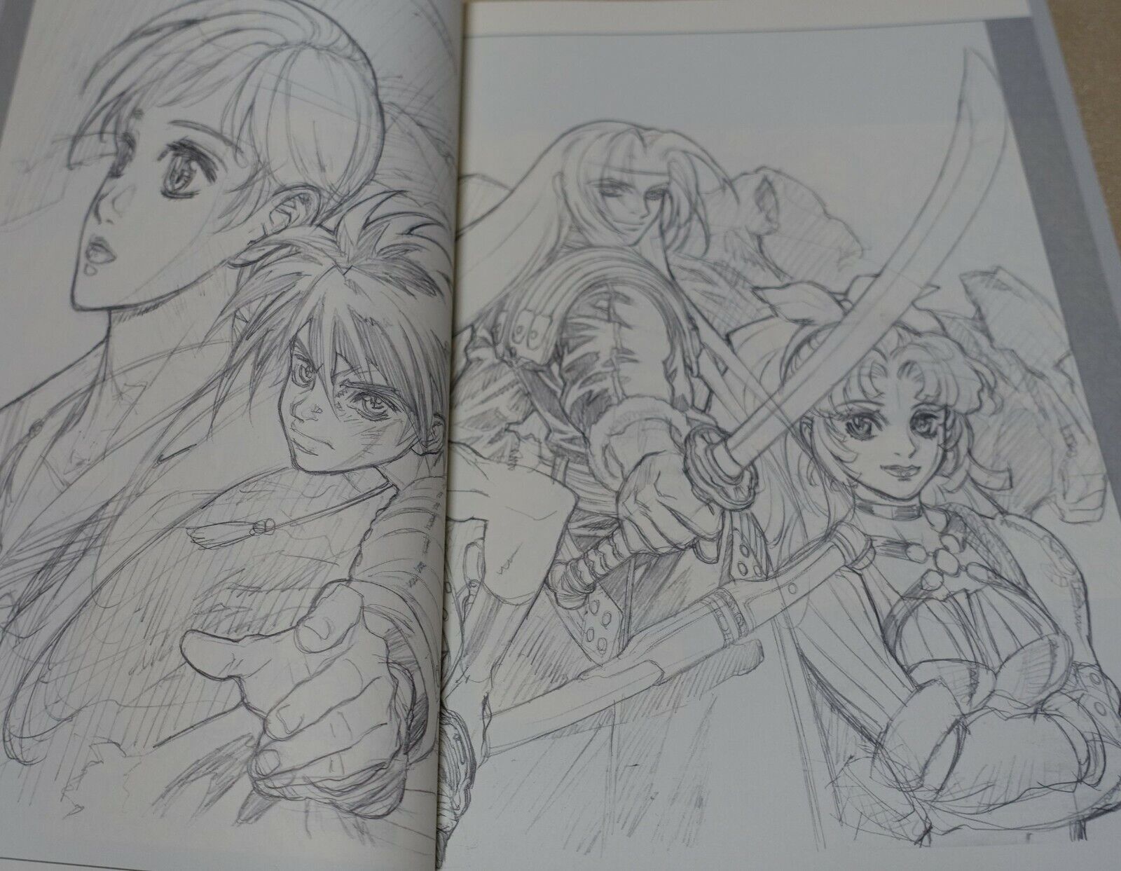 NOBUTERU YUKI Animation Art Work Book ANVIL3 ESCAFLOWNE Record of Lodoss War etc 