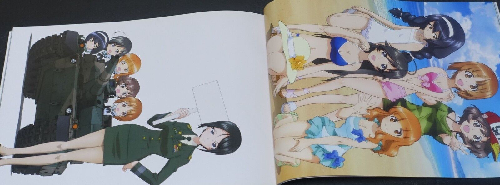 GIRLS und PANZER Characters Official Art Works Sensha-do Shoujo Syashin Syuu 2 