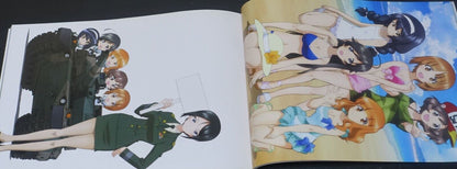 GIRLS und PANZER Characters Official Art Works Sensha-do Shoujo Syashin Syuu 2 