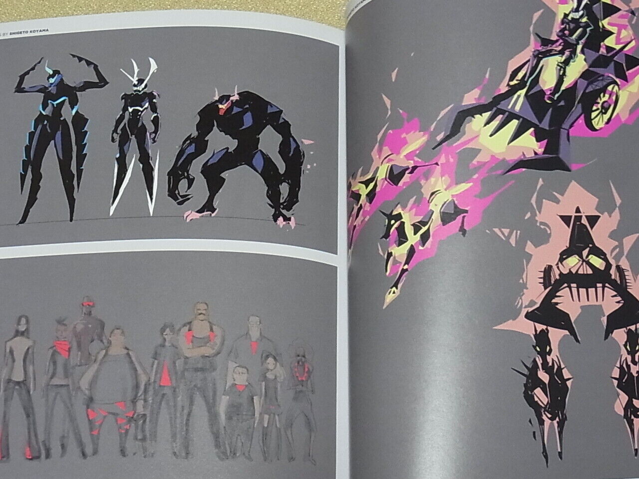 Animation PROMARE Design Work Book & Key Frame Art Book Set C97 Re-sell ver 