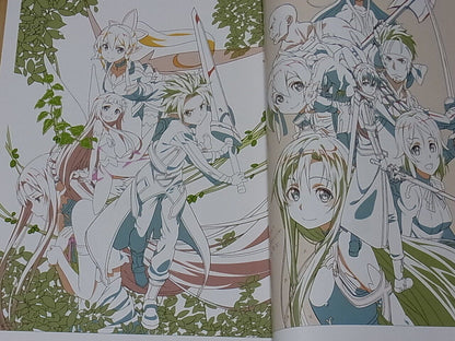 Shingo Adachi Sword Art Online Illustration & Key Frame Art Book 400page 